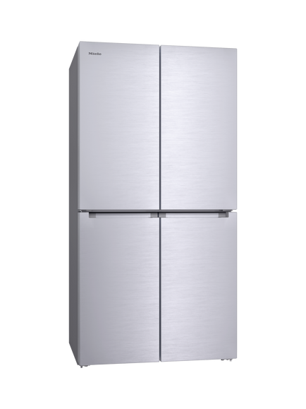 Miele OUTLET KFFD 6741 Freestanding 60/40 American Fridge Freezer, Like New, Stainless Steel, Stainless Steel