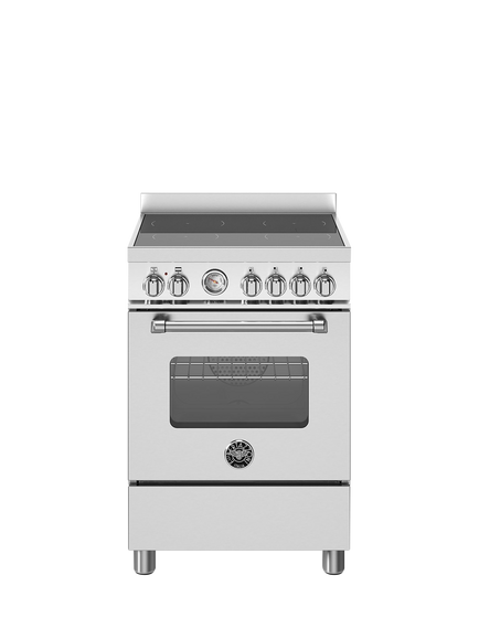 Bertazzoni OULTET Master Series 60cm Electric Range Cooker with Induction Hob, Like New, Stainless Steel, Stainless Steel