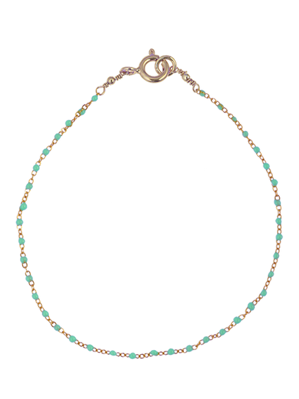 Nina B Petite Enamel Bracelet, Gold/Blue, Gold/Blue