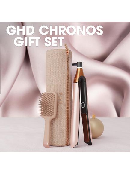ghd Chronos Hair Straightener Festive Gift Set, Cashmere Beige - view 2, Cashmere Beige