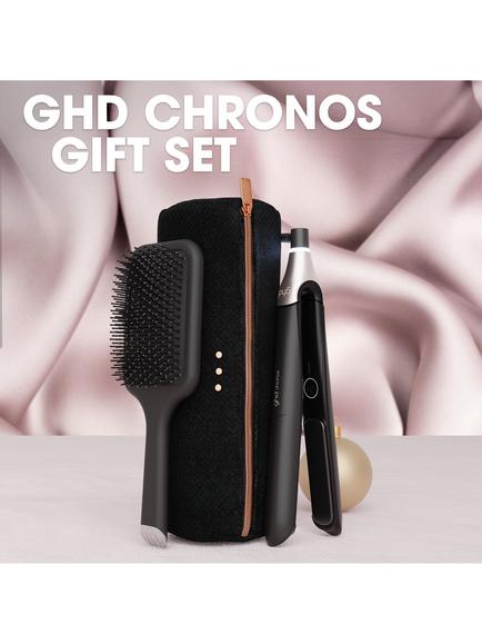 ghd Chronos Hair Straighteners Gift Set, Black - view 2, Black