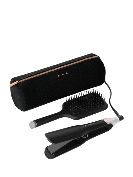 ghd Chronos Max Hair Straighteners Gift Set, Black, Black