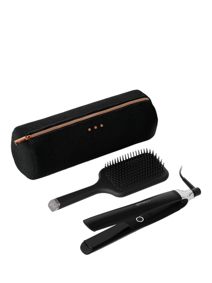 ghd Platinum+ Professional Smart Hair Straightener Gift Set, Black, Black