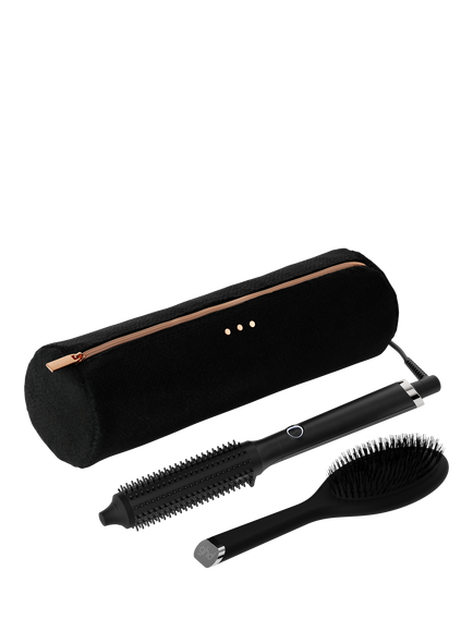 ghd Rise Volumising Hot Brush Gift Set, Black, Black
