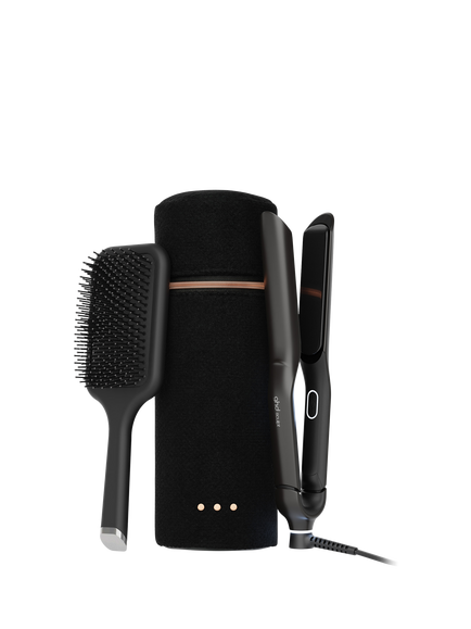 ghd Sculpt Interactive Hair Straightener Gift Set, Black, Black