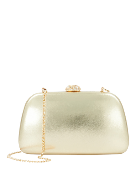 Dune London Brighten Mini Grab Bag, Gold, Gold-plain_leather