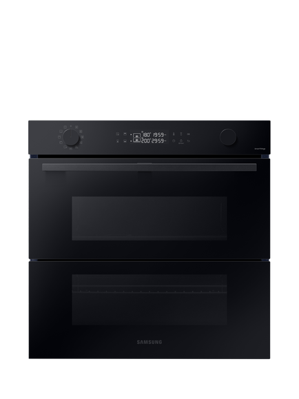 Samsung OUTLET Series 4 NV7B45305AK Dual Cook Flex Self Cleaning Single Oven, Like New, Black, Clean Black