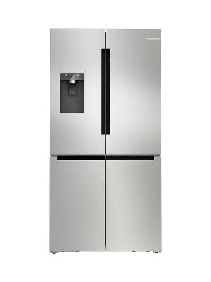 Bosch Series 6 KFI96APEA Integrated 60/40 Multi Door American Fridge Freezer, Silver, Silver