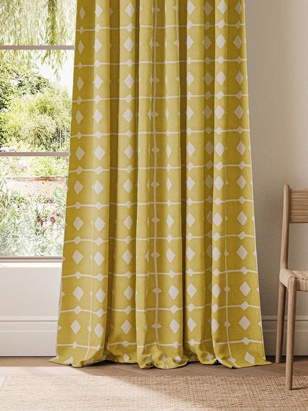 Scion Tiles Furnishing Fabric - view 2, Buttercup