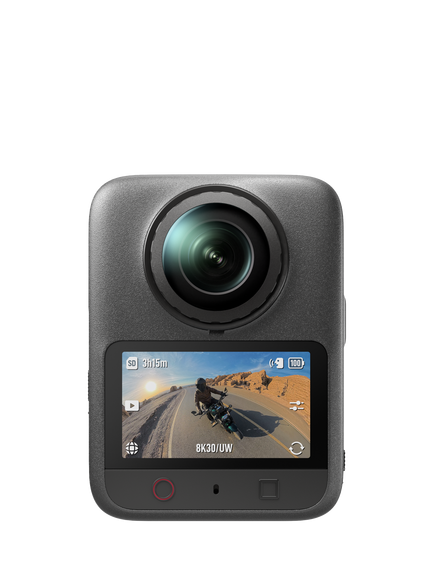 DJI Osmo 360 II Action Camera, 8K, 120MP, 360° Recording, Limitless Riding Combo, Black, Black