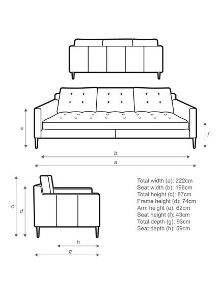 John Lewis Draper II Grand 4 Seater Leather Sofa, Dark Leg, Premium Chocolate - view 2, Premium Chocolate