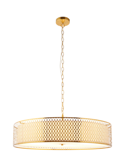 Bay Lighting Josette 5 Arm Pendant Ceiling Light, Gold, Gold