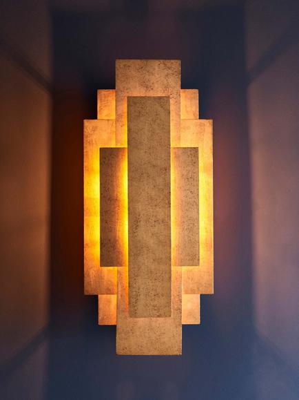 Bay Lighting Alsona 2 Bulb Wall Light, Gold - view 2, Gold