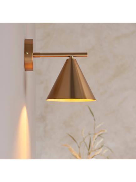 Bay Lighting Kapp Adjustable Arm Wall Light, Brass - view 2, Brass
