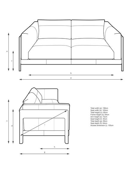 John Lewis Nest Large 3 Seater Leather Sofa, Light Leg, Premium Chocolate - view 2, Premium Chocolate