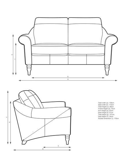John Lewis Camber Small 2 Seater Leather Sofa, Light Leg, Premium Chocolate - view 2, Premium Chocolate