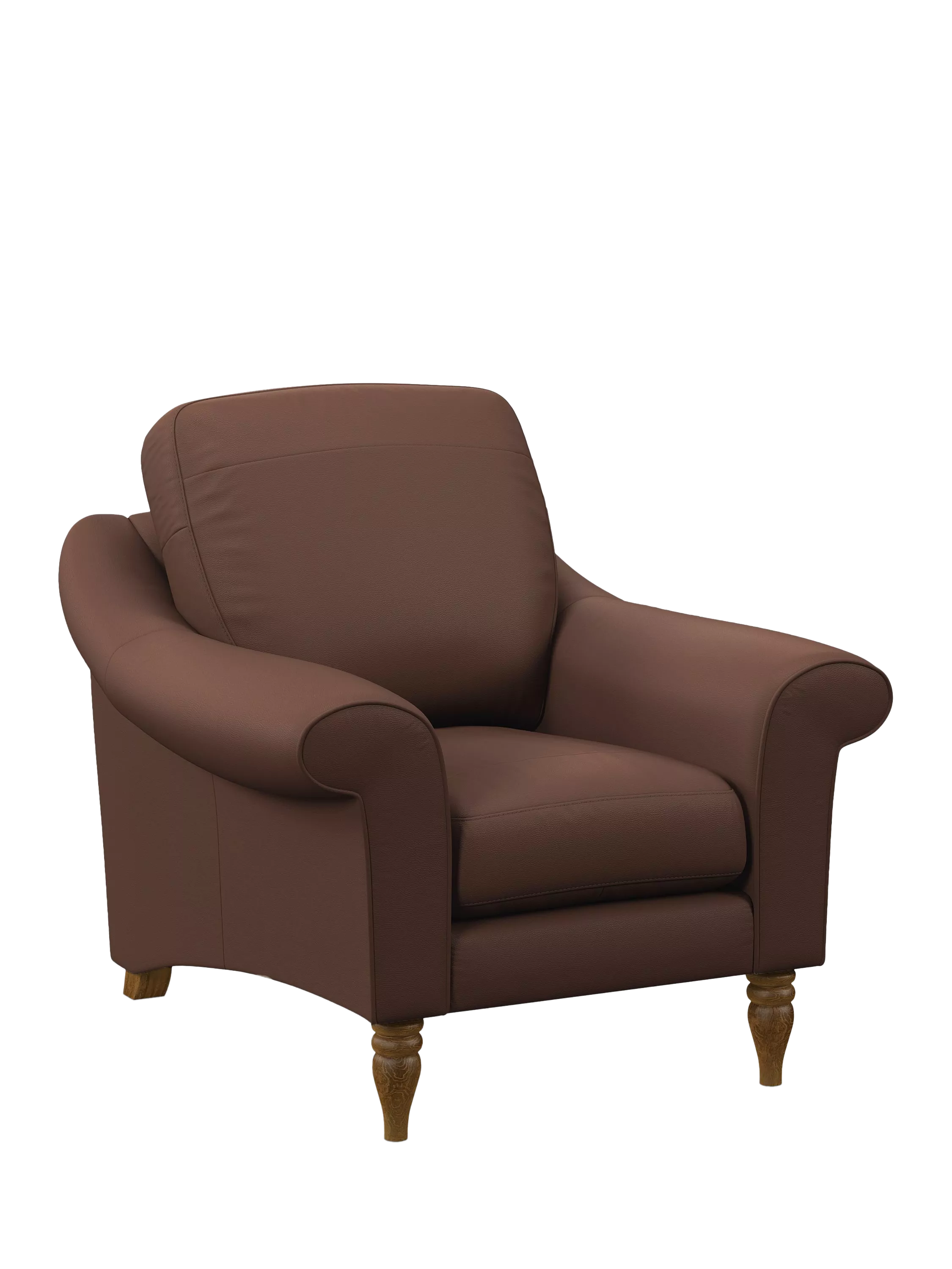 John Lewis Camber Armchair, Dark Leg, Premium Chocolate