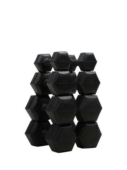 Northern Gym Equipment 2-8kg Dumbbell Set, Black, Black