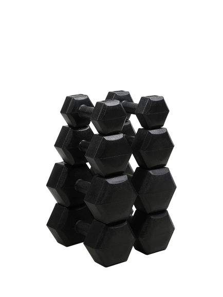 Northern Gym Equipment 2-8kg Dumbbell Set, Black - view 2, Black
