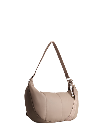 Nere Crescent Crossbody Bag, Mocha