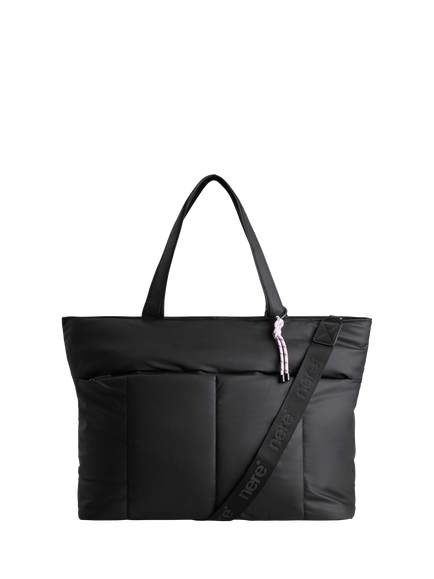 Nere Coated Tote Bag - view 2, Black