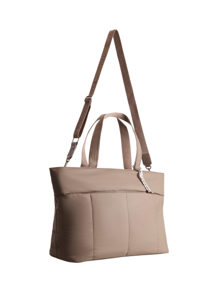 Nere Coated Tote Bag, Mocha
