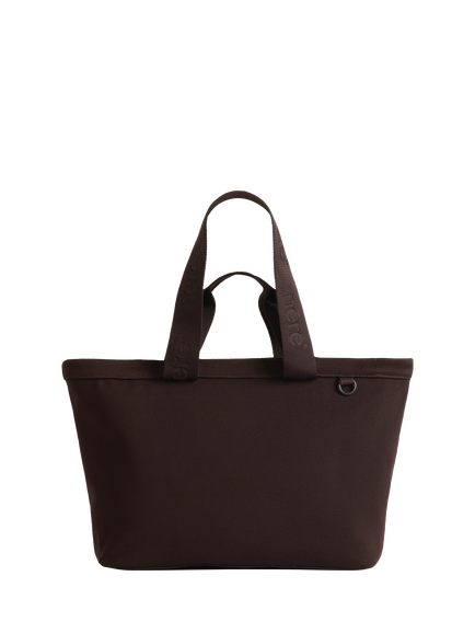 Nere Stori Knit Tote Bag - view 2, Chocolate
