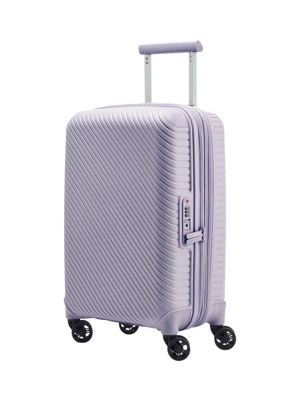Nere Bondi 56cm 4-Wheel Cabin Suitcase, 35L, Lilac Grey, Lilac Grey