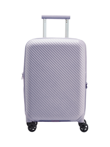 Nere Bondi 56cm 4-Wheel Cabin Suitcase, 35L, Lilac Grey - view 2, Lilac Grey