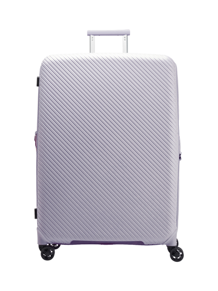 Nere Bondi 80cm Large Expandable 4-Wheel Suitcase, 140/156L, Lilac Grey - view 2, Lilac Grey