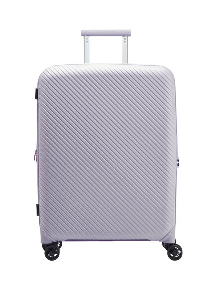 Nere Bondi 66cm Medium Expandable 4-Wheel Suitcase, 85/96L, Lilac Grey - view 2, Lilac Grey