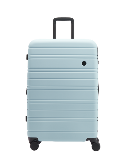 Nere Stori Large 75cm Expandable 4-Wheel Suitcase, 95/100L - view 2, Blue Aura
