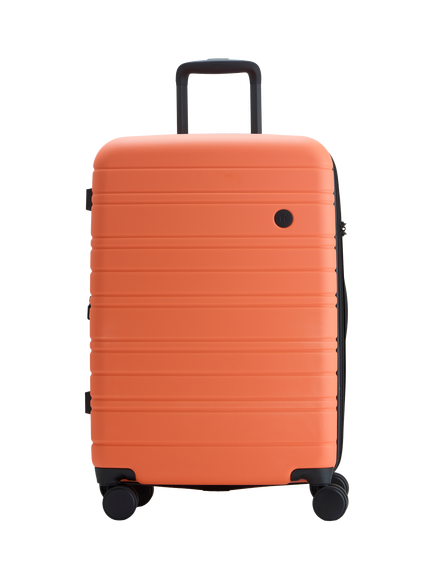 Nere Stori Medium 65cm Expandable 4-Wheel Suitcase, 63/75L - view 2, Orange