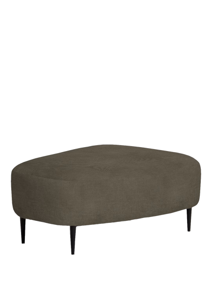 John Lewis OUTLET Lozenge Footstool, Metal Leg, Like New, 