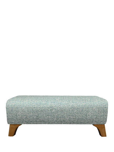 G Plan Vintage OUTLET The Sixty Eight Footstool, Like New, Stipple Azure, Stipple Azure