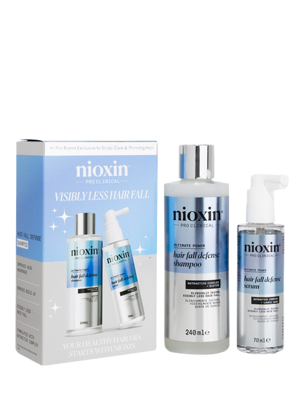 Nioxin Hair Fall Defense Duo, Light Blue