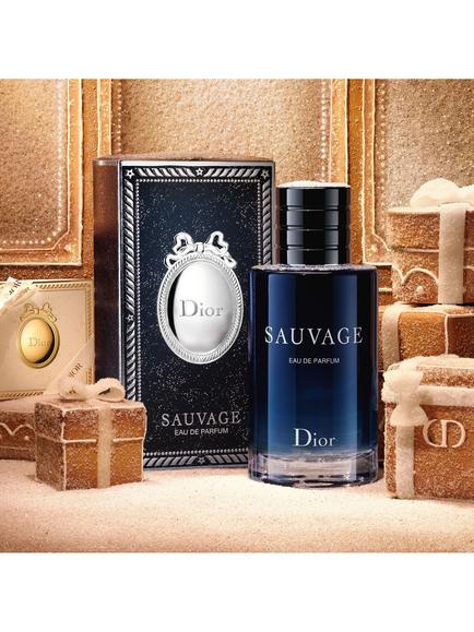 DIOR Sauvage Eau de Parfum 100ml Holiday Limited Edition Case - view 2, Clear Clear