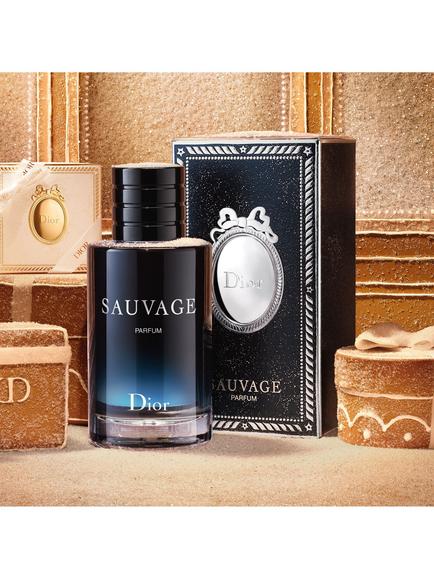 DIOR Sauvage Parfum 100ml Holiday Limited Edition Case - view 2, Clear Clear