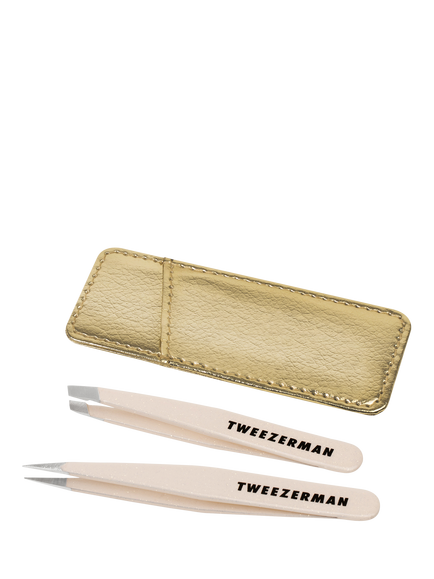 Tweezerman Evening Glow Mini Tweezer Set with Case Holiday Gift Set - view 2, Evening Glow