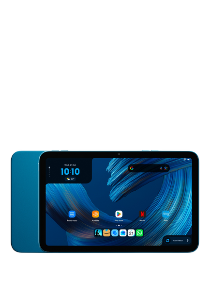 Amazon Alexa Tablet 8, Octa-Core, Android, Wi-Fi, 4GB RAM, 8.7”, 128GB, Teal, Teal