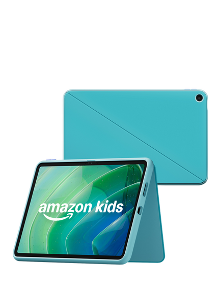 Amazon Kids Tablet 11 (Age 6+) with Slim Protective Case & Parental Controls, Octa-Core, Android, Wi-Fi, 8GB RAM, 11”, 64GB, Aquatic