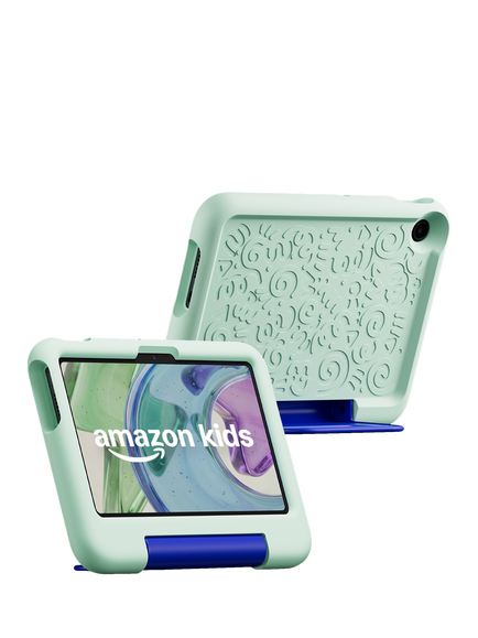 Amazon Kids Tablet 8 (Age 3+) with Kid-Proof Bumper & Parental Controls, Octa-Core, Android, Wi-Fi, 4GB RAM, 8.7”, 64GB, Cool Green