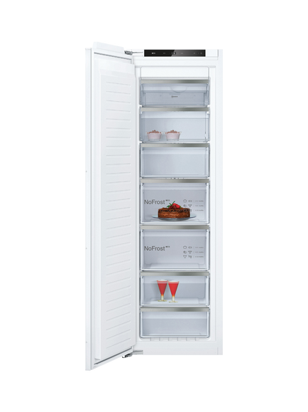 Neff OUTLET N90 GI7815CE0G Integrated Freezer, 56cm Wide, Like New, White, White