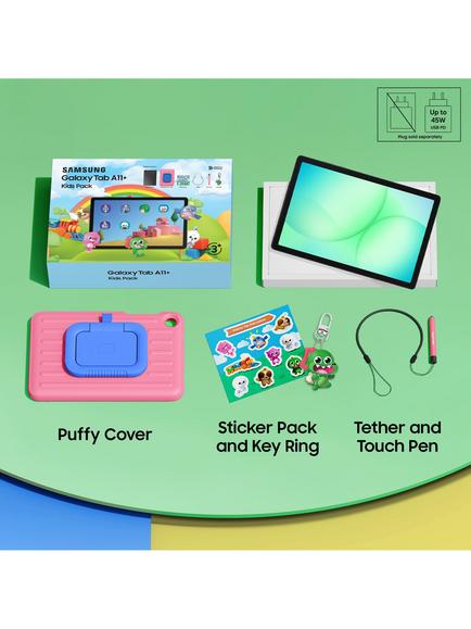 Samsung Galaxy Tab A11 Kids Edition Tablet, Android, 4GB RAM, Wi-Fi, 8.7", 64GB, Pink - view 2, Pink