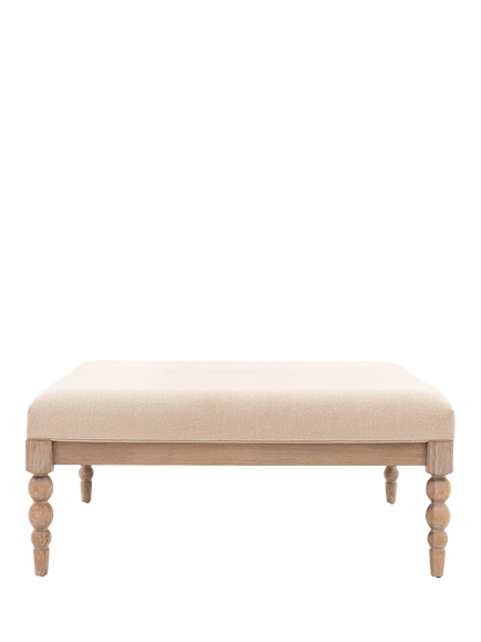 Gallery Direct OUTLET Bessemer Upholstered Coffee Table, Oak, Natural