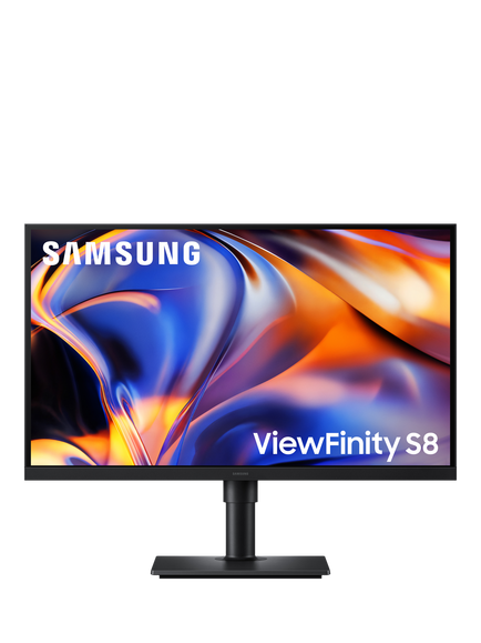 Samsung ViewFinity S8 S80HF LS27H804EFAXXU 5K Ultra HD Monitor, 27”, Black, Black