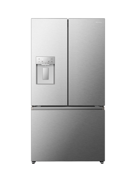 Hisense RF815N4SEFE Freestanding 60/40 Fridge Freezer, Black Stainless, Black Stainless