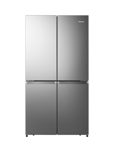 Hisense RQ758N4SASE Freestanding 60/40 Fridge Freezer, Stainless, Stainless