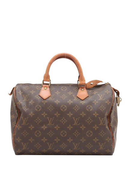 Pre-loved Louis Vuitton Vintage 1992 Speedy 25 Bag, Brown - view 2, Brown