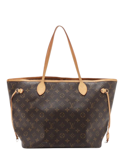 Pre-loved Louis Vuitton 2007 Neverfull MM Tote Bag, Brown - view 2, Brown